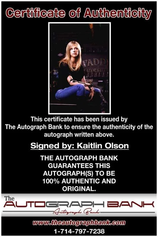 Kaitlin Olson — Kaitlin Olson authentic signed celebrity 10x15 photo W/Cert Autographed A0001, изображение 2