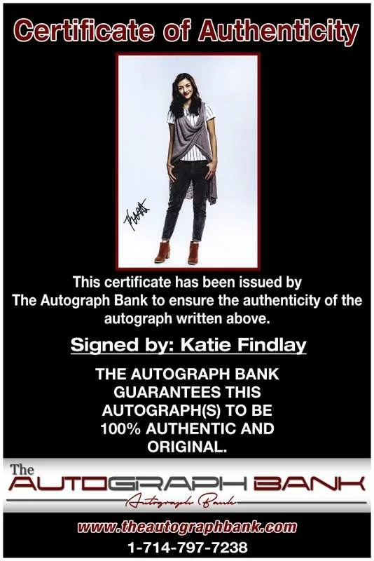 Katie Findlay — Katie Findlay authentic signed celebrity 10x15 photo W/Cert Autographed A0002, image 2