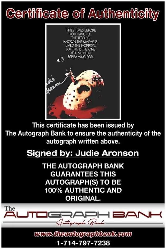 Judie Aronson — Judie Aronson authentic signed celebrity 10x15 photo W/Cert Autographed A1, image 2