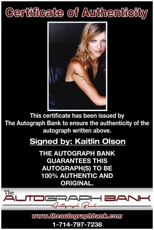Kaitlin Olson — Kaitlin Olson authentic signed celebrity 10x15 photo W/Cert Autographed A0011, изображение 2