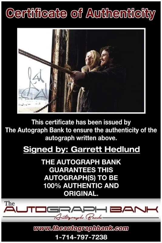 Garrett Hedlund — Garrett Hedlund authentic signed celebrity 10x15 photo W/Cert Autographed A0001, изображение 2