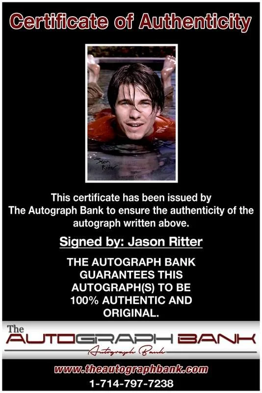 Jason Ritter — Jason Ritter authentic signed celebrity 10x15 photo W/Cert Autographed A00365, изображение 2