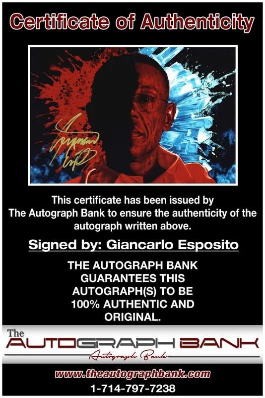 Giancarlo Esposito — Giancarlo Esposito authentic signed 10x15 photo |CERT Autographed A0001, изображение 2