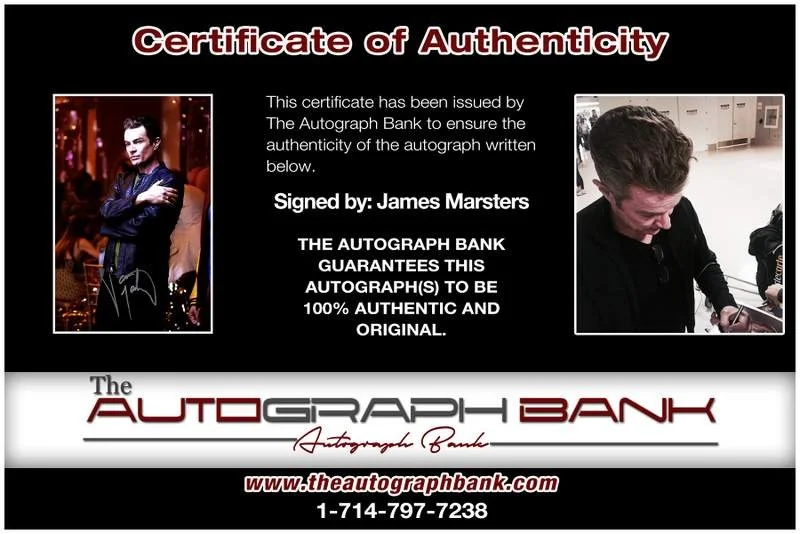 James Marsters — James Marsters authentic signed celebrity 10x15 photo W/Cert Autographed A000052, изображение 2