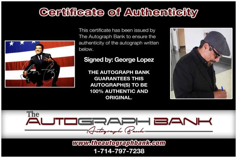 George Lopez — George Lopez authentic signed celebrity 10x15 photo W/Cert Autographed A000316, image 2