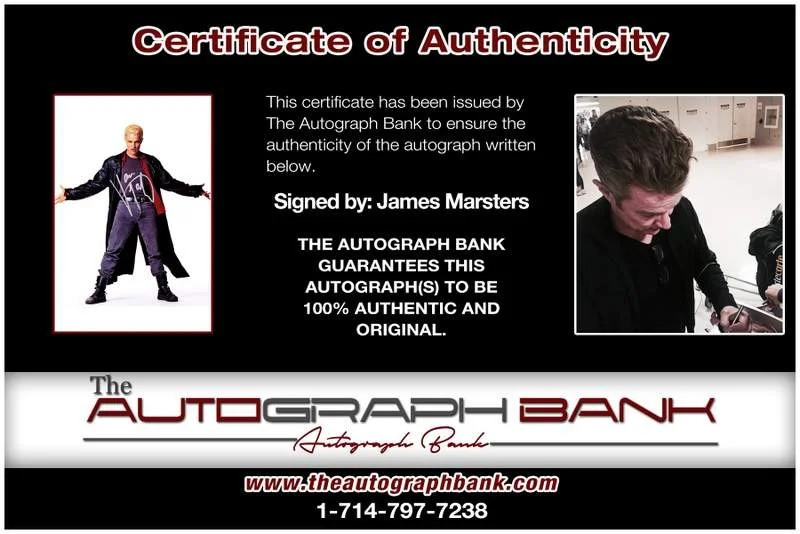 James Marsters — James Marsters authentic signed celebrity 10x15 photo W/Cert Autographed A000016, изображение 2