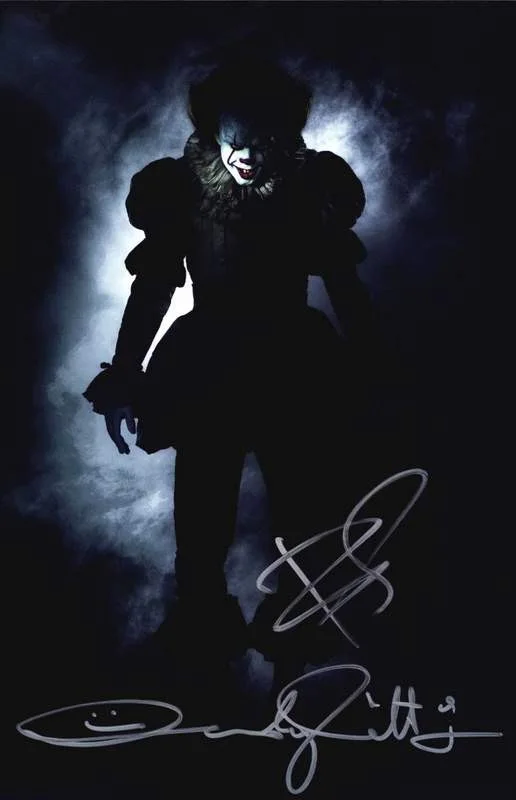 Andres Muschietti — Andres Muschietti & Bill Skarsgard authentic signed 10x15 photo |CERT A0003