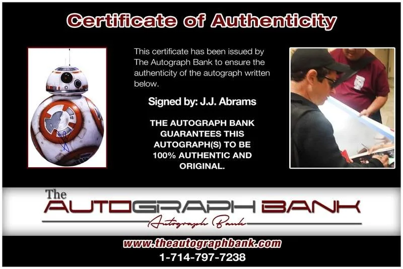 J.J. Abrams — J.J. Abrams authentic signed celebrity 10x15 photo W/Cert Autographed A0001, image 2