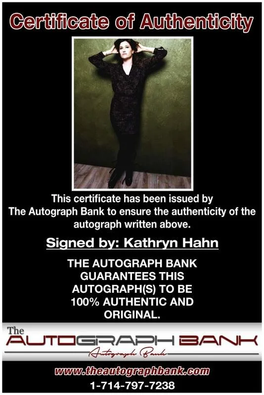 Kathryn Hahn — Kathryn Hahn authentic signed celebrity 8x10 photo W/Cert Autographed A2, image 2