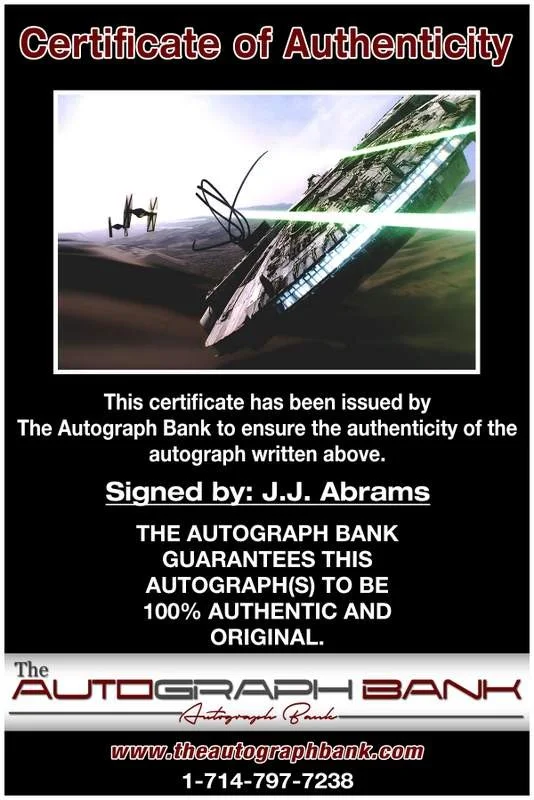 J.J. Abrams — J.J. Abrams authentic signed celebrity 10x15 photo W/Cert Autographed A0001, image 2