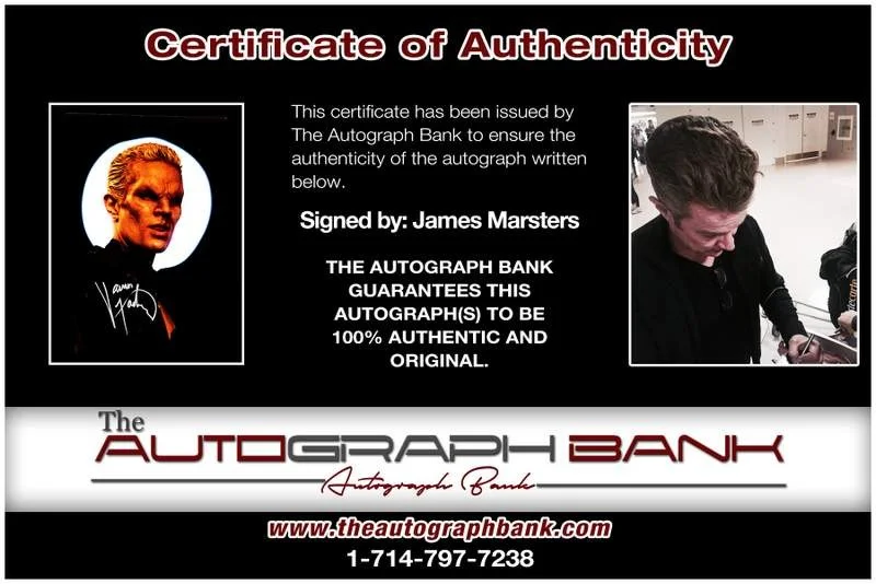 James Marsters — James Marsters authentic signed celebrity 10x15 photo W/Cert Autographed A000024, изображение 2