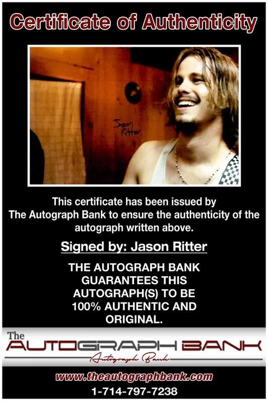 Jason Ritter — Jason Ritter authentic signed celebrity 10x15 photo W/Cert Autographed A00367, изображение 2