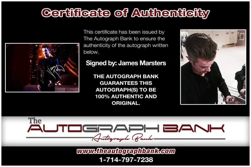 James Marsters — James Marsters authentic signed celebrity 10x15 photo W/Cert Autographed A000078, изображение 2