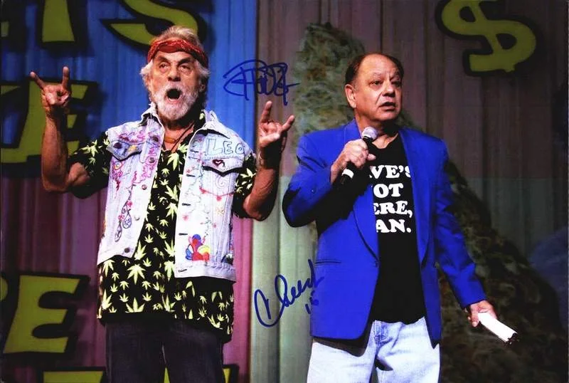 Cheech & Chong — Chong & Cheech authentic signed celebrity 10x15 photo W/Cert Autographed A000244