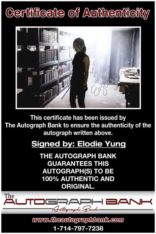 Elodie Yung — Elodie Yung authentic signed celebrity 10x15 photo W/Cert Autographed A0003, изображение 2