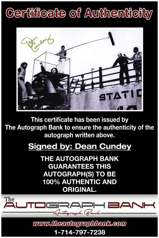 Dean Cundey — Dean Cundey authentic signed celebrity 10x15 photo W/Cert Autographed A0002, изображение 2