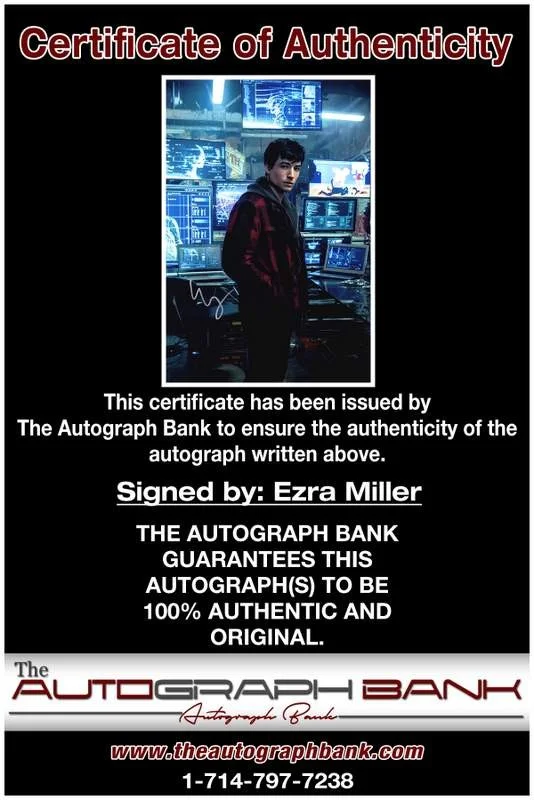 Ezra Miller — Ezra Miller authentic signed celebrity 10x15 photo W/Cert Autographed A0003, image 2