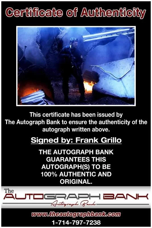 Frank Grillo — Frank Grillo authentic signed celebrity 10x15 photo W/Cert Autographed A000412, изображение 2