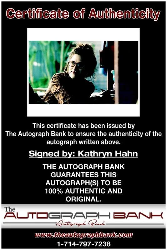 Kathryn Hahn — Kathryn Hahn authentic signed celebrity 8x10 photo W/Cert Autographed A15, изображение 2