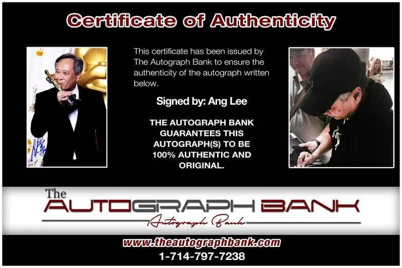 Ang Lee — Ang Lee authentic signed celebrity 10x15 photo W/Cert Autographed A000306, изображение 2