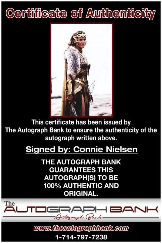 Connie Nielsen — Connie Nielsen authentic signed celebrity 10x15 photo W/Cert Autographed A0001, изображение 2