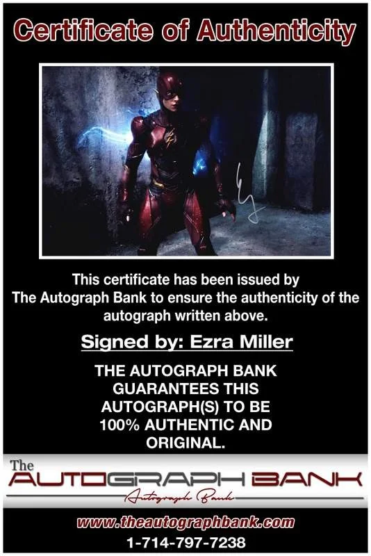 Ezra Miller — Ezra Miller authentic signed celebrity 10x15 photo W/Cert Autographed A0005, изображение 2