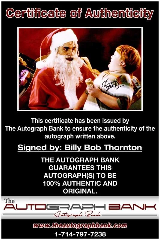 Billy Bob Thornton — Billy Bob Thornton authentic signed 10x15 photo |CERT Autographed A00255, image 2
