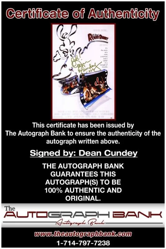Dean Cundey — Dean Cundey authentic signed celebrity 10x15 photo W/Cert Autographed A0001, изображение 2