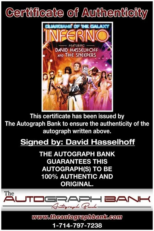 David Hasselhoff — David Hasselhoff authentic signed celebrity 10x15 photo W/Cert Autographed A0002, image 2