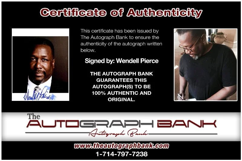 Wendell Pierce — Wendell Pierce authentic signed celebrity 8x10 photo W/Cert Autographed 2616g, изображение 2