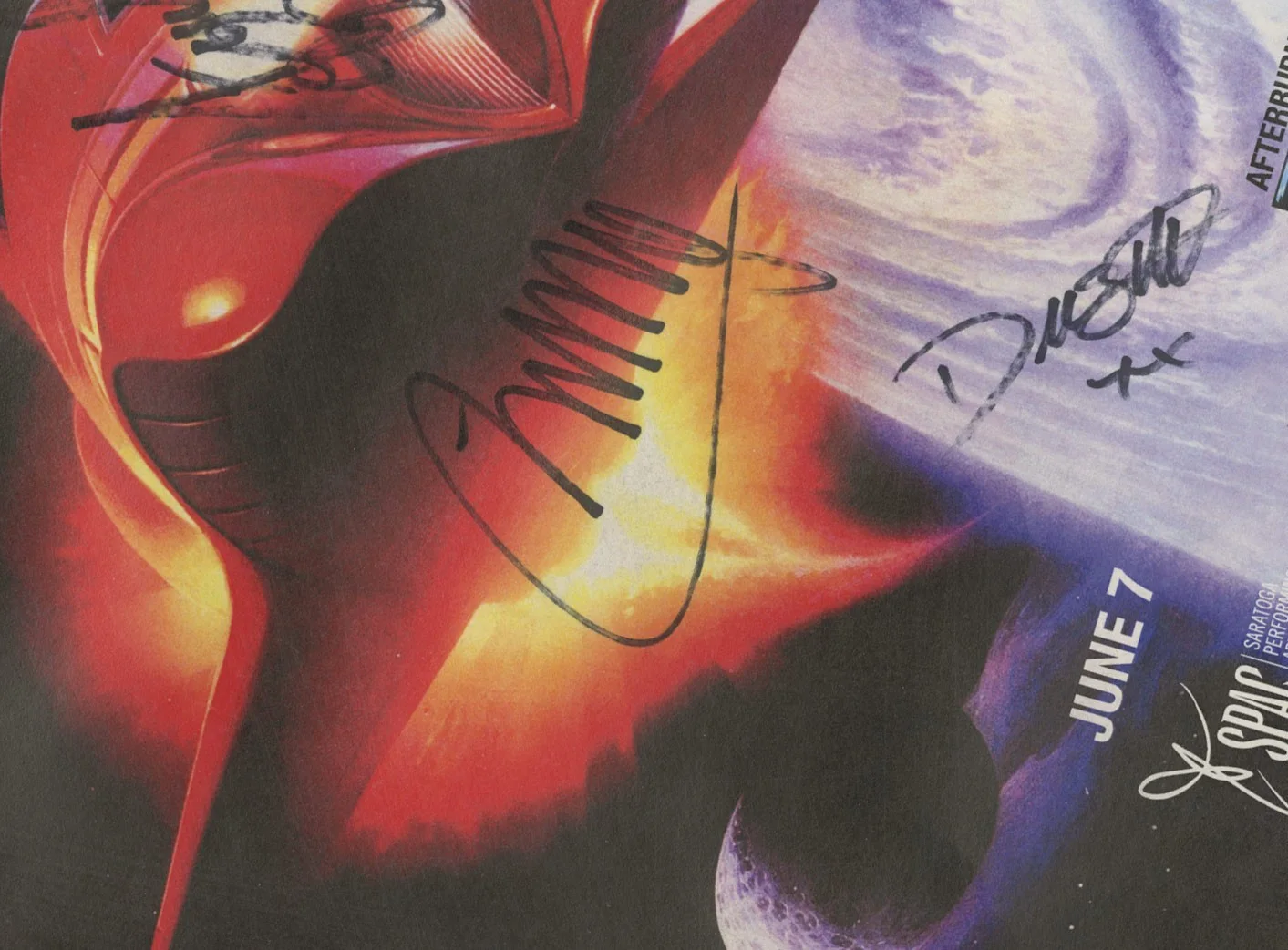 ZZ Top autographed gig poster Frank Beard, Dusty Hill and Billy Gibbons, изображение 2