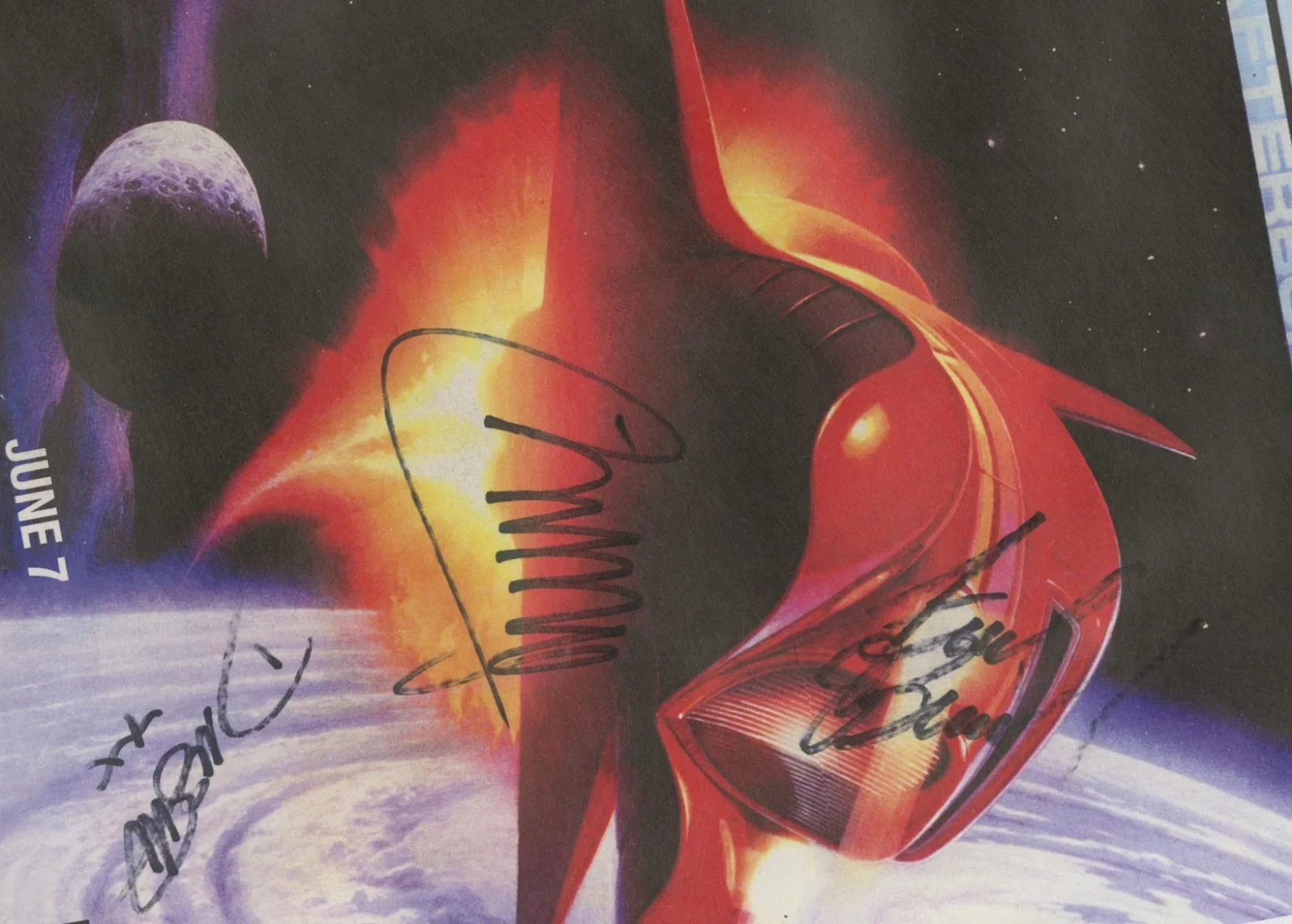 ZZ Top autographed gig poster Frank Beard, Dusty Hill and Billy Gibbons, изображение 3