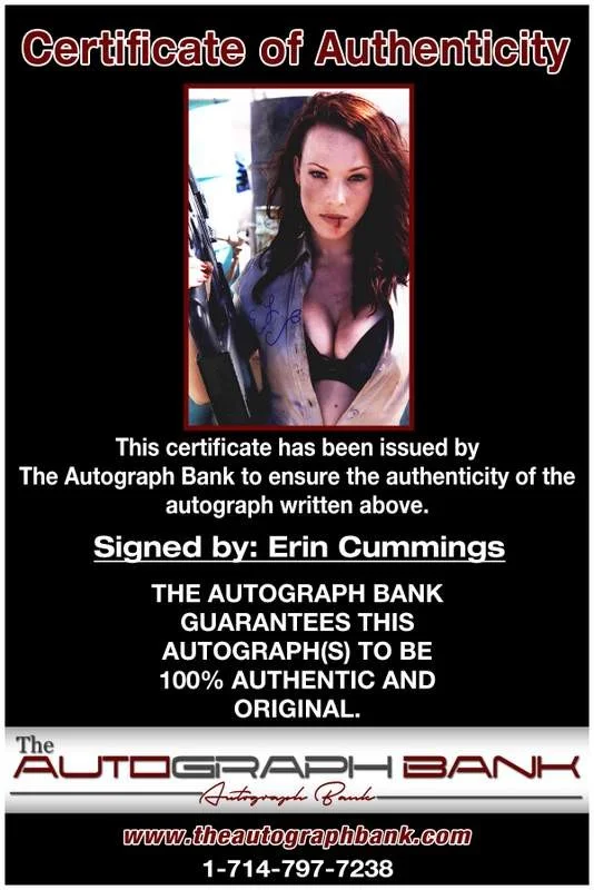 Erin Cummings — Erin Cummings authentic signed celebrity 10x15 photo W/Cert Autographed A0004, изображение 2