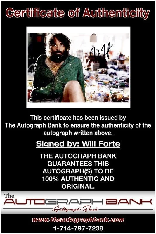 Will Forte — Will Forte authentic signed celebrity 8x10 photo W/Cert Autographed C12, изображение 2