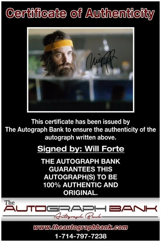 Will Forte — Will Forte authentic signed celebrity 8x10 photo W/Cert Autographed C5, image 2