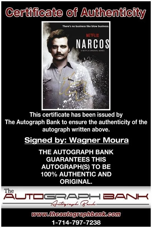 Wagner Moura — Wagner Moura authentic signed celebrity 8x10 photo W/Cert Autographed D4, image 2