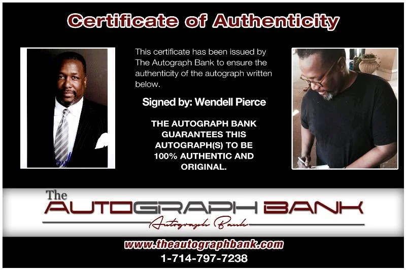 Wendell Pierce — Wendell Pierce authentic signed celebrity 8x10 photo W/Cert Autographed 2616e, изображение 2