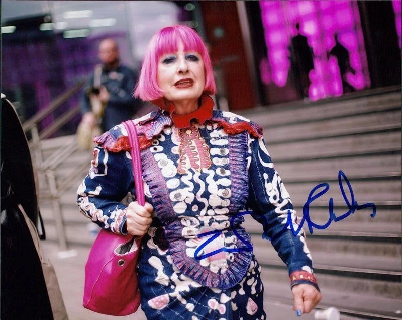 Zandra Rhodes — Zandra Rhodes authentic signed celebrity 8x10 photo W/Cert Autographed C3