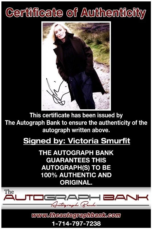 Victoria Smurfit — Victoria Smurfit authentic signed celebrity 8X10 photo |CERT Autographed 41916i1, изображение 2