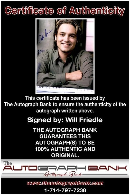 Will Friedle — Will Friedle authentic signed celebrity 8x10 photo W/Cert Autographed C14, image 2