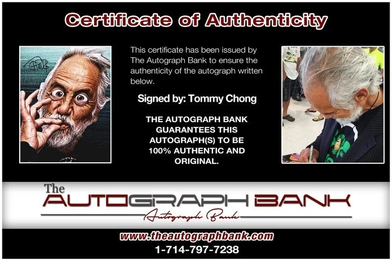Tommy Chong — Tommy Chong authentic signed celebrity 8x10 photo W/Cert Autographed D8, изображение 2