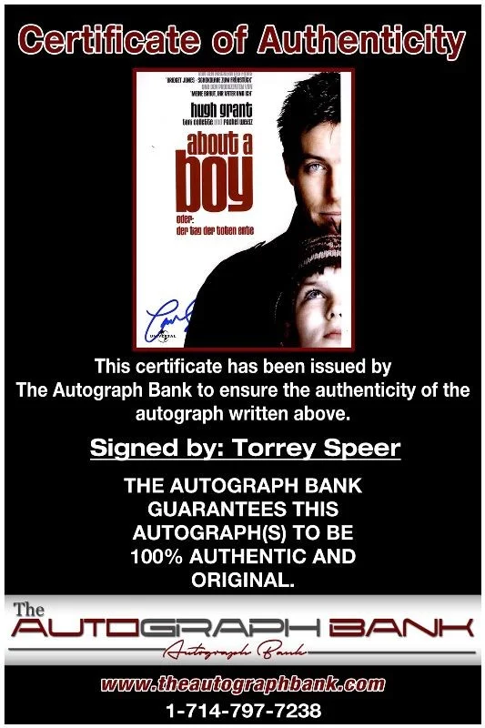 Torrey Speer — Torrey Speer authentic signed celebrity 8x10 photo W/Cert Autographed 2616i, изображение 2
