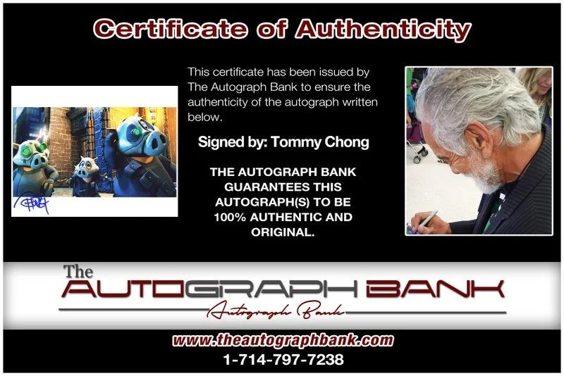 Tommy Chong — Tommy Chong authentic signed celebrity 8x10 photo W/Cert Autographed D49, изображение 2