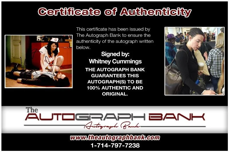 Whitney Cummings — Whitney Cummings authentic signed celebrity 8x10 photo W/Cert Autographed 2616b, image 2