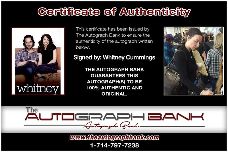 Whitney Cummings — Whitney Cummings authentic signed celebrity 8x10 photo W/Cert Autographed B0043, изображение 2