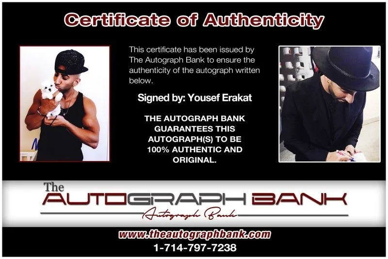 Yousef Erakat — Yousef Erakat authentic signed celebrity 8x10 photo W/Cert Autographed D6, image 2
