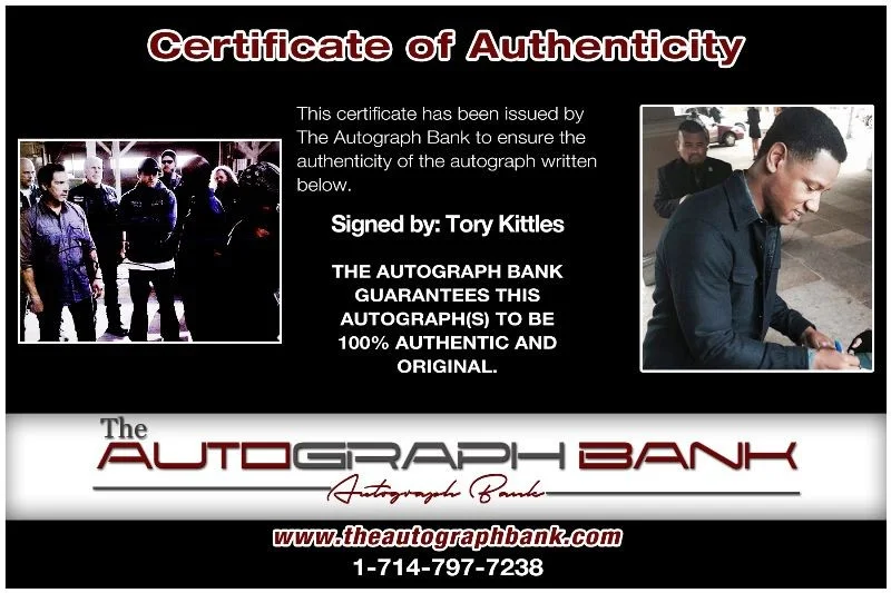 Tory Kittles — Tory Kittles authentic signed celebrity 8x10 photo W/Cert Autographed 2616e, image 2