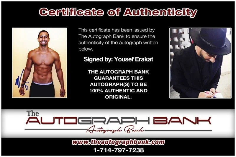 Yousef Erakat — Yousef Erakat authentic signed celebrity 8x10 photo W/Cert Autographed D4, image 2