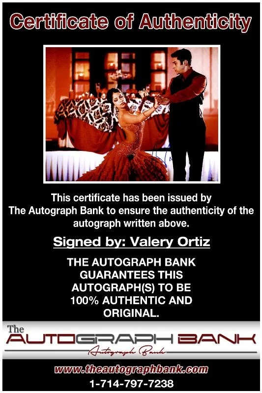 Valery Ortiz — Valery Ortiz authentic signed celebrity 8x10 photo W/Cert Autographed c, изображение 2