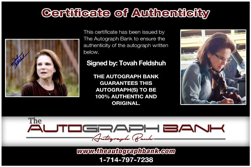 Tovah Feldshuh — Tovah Feldshuh authentic signed celebrity 8x10 photo W/Cert Autographed 2616i, image 2